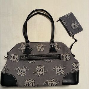 Dooney & Bourke Black and Cream Checkered Bag